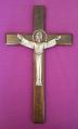  Crucifix Risen Christ Mahogany 15 inch 