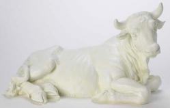  Nativity Ox 13 inch OUTDOOR or Indoor Ivory (27\" Scale) 