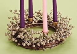  Advent Wreath Tabletop, Champagne LIMITED STOCK 