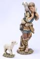  Nativity Shepherd with Lamb 24 inch Full Colour 2 Pieces (27" Scale) 