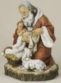  Kneeling Santa 11.5 inch Christmas Statue 
