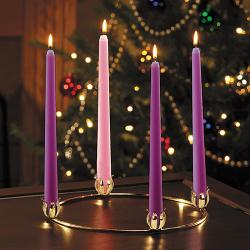  Advent Wreath Tabletop Brass 10\" (QTY Discount $22.79) 