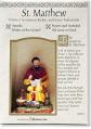  St. Matthew Statue 3.5" with Holy Card (LIMITED STOCK) 