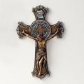  Crucifix St. Benedict 10.25 inch Two-Tone 