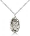  Mary MADONNA of the STREET Pendant Sterling 7/8 inch 