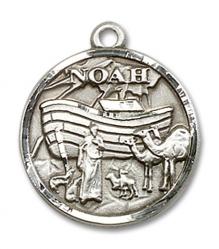  NOAH Pendant Sterling Silver 3/4 inch 