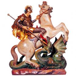  St. George On Horse Statue  40\" 