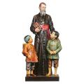  St. Luigi Versiglia With Children Statue  52" 