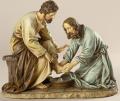  Jesus Washing Feet Statue 6.5"  (AVAILABLE JAN 2022) 