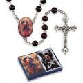  Rosary Brown Mary Undoer of Knots Wood (LIMITED STOCK) 