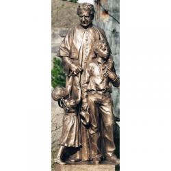  St. John Bosco With Children Statue  16\" - 96\" 