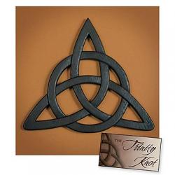  Cross Trinity Knot Wall Hanging - Celtic / Irish 
