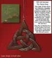  Ornament Christmas Irish - Celtic Trinity Knot - ONLY 1 LEFT 