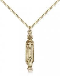  Mary MADONNA AND CHILD Pendant 14K Gold Filled 1 inch 