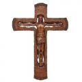  Crucifix 12 inch Carved Wood Look (LIMITED SUPPLIES) 