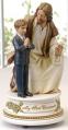  Jesus with Boy First Communion Musical Figure 