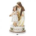 Jesus with Girl First Communion Musical Figure 