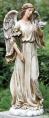 Angel with Dove 24.5 inch Outdoor Garden Statue  (TEMP UNAVAILABLE) 