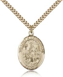 Lord Is My Shepherd Medal - 14K Gold Filled - 3 Sizes 