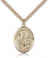  Lord Is My Shepherd Medal - 14K Gold Filled - 3 Sizes 