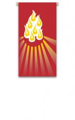  Banner Pentecost Flames 