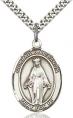  Mary Our Lady of Lebanon Medal - Sterling Silver - 3 Sizes 
