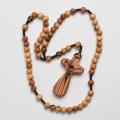  Rosary Olive Wood with Comfort Crucifix 