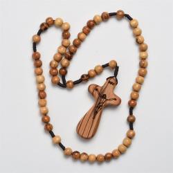  Rosary Olive Wood with Comfort Crucifix 
