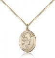  St. Augustine Medal - 14K Gold Filled - 3 Sizes 