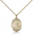  St. Benjamin Medal - 14K Gold Filled - 3 Sizes 