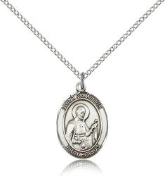  St. Camillus of Lellis Medal - Sterling Silver - 3 Sizes 