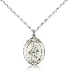  St. Jane of Valois Medal - Sterling Silver - 3 Sizes 