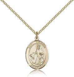  St. Dymphna Medal - 14K Gold Filled - 3 Sizes 