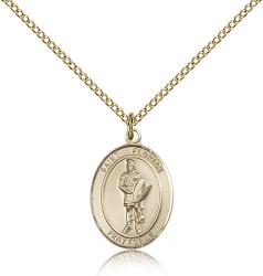 St. Florian Medal - 14K Gold Filled - 3 Sizes 