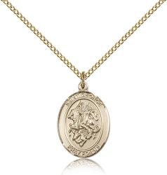  St. George Medal - 14K Gold Filled - 3 Sizes 