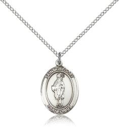  St. Gregory the Great Medal - Sterling Silver - 3 Sizes 