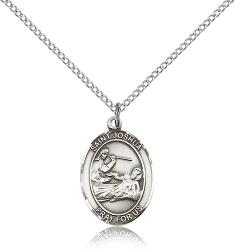  St. Joshua Medal - Sterling Silver - 3 Sizes 