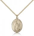  St. Lucia of Syracuse Medal - 14K Gold Filled - 3 Sizes 