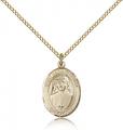  St. Maria Faustina Medal - 14K Gold Filled - 3 Sizes 