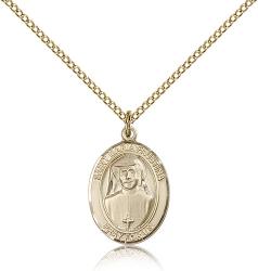  St. Maria Faustina Medal - 14K Gold Filled - 3 Sizes 