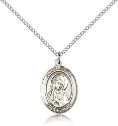  St. Monica Medal - Sterling Silver - 3 Sizes 