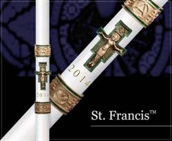  Paschal Candle CROSS OF ST. FRANCIS 