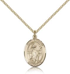  St. Richard Medal - 14K Gold Filled - 3 Sizes 