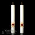  Complementing Altar Candles Holy Trinity  (2pcs) 