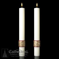  Complementing Altar Candles Sacred Heart  (2pcs) 