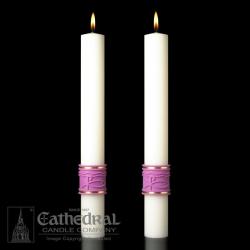  Complementing Altar Candles Jubilation  (2pcs) 