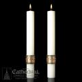  Complementing Altar Candles Cross of St. Francis (2pcs) 