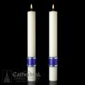  Complementing Altar Candles  Messiah (2pcs) 