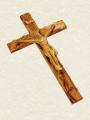  Crucifix OLIVE WOOD Hand Carved 20 inch 