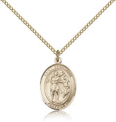  St. Sebastian Medal - 14K Gold Filled - 3 Sizes 